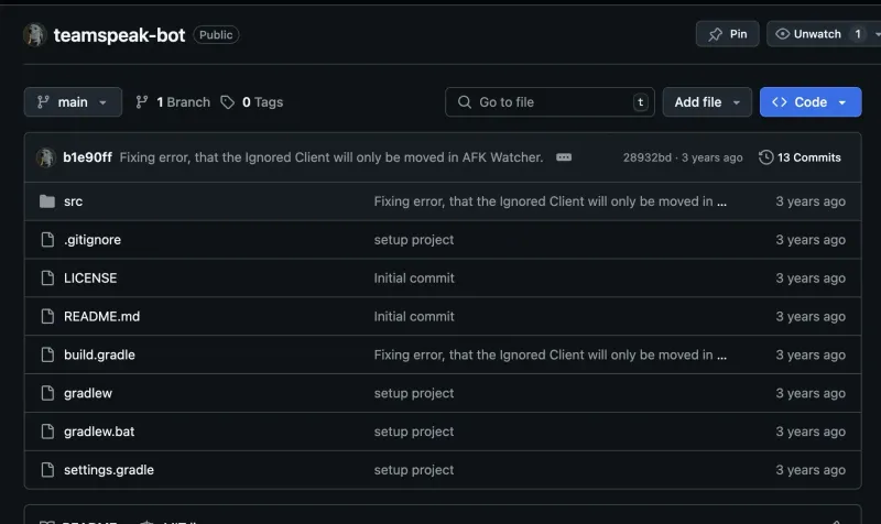 Teamspeak Bot